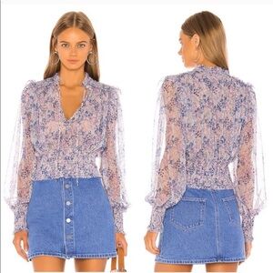 Free people Twyla top M Color: lilac